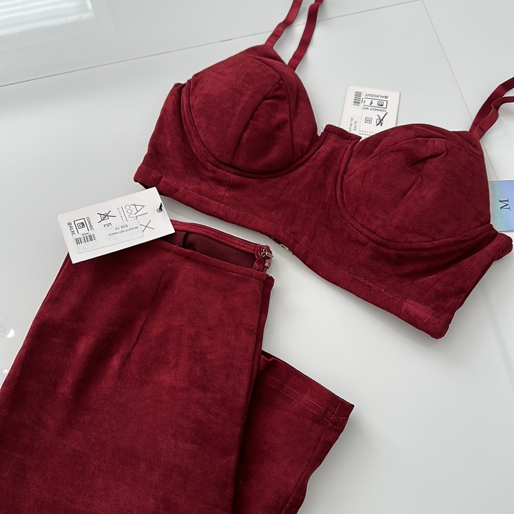 Faux Suade Set